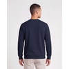3 Pack Mens Fleece Pocket Sweatshirt Pullover Long Sleeve Shirts Sweater(Solid Black  Solid Navy Blazer  Charcoal Heather)