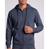 3 Pack Mens Full Zip Up Hoodies Fleece Sweatshirts Jackets Workout Zipper(Black Solid  Solid Olive Night  Solid Vintage Indigo)