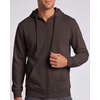 3 Pack Mens Full Zip Up Hoodies Fleece Sweatshirts Jackets Workout Zipper(Solid Black  Solid Choc. Torte  Solid Moonbeam)