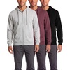 Solid Black  Solid Burgundy  Grey Heather