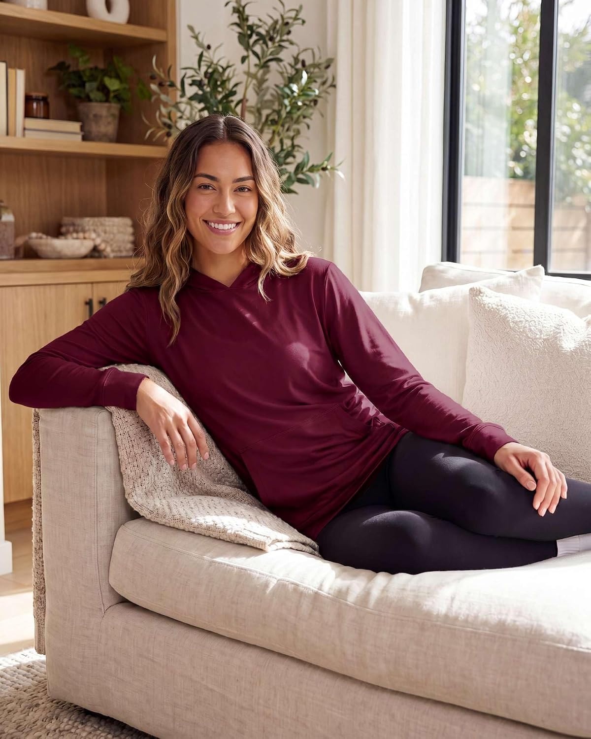 image:image3 Pack Womens Pullover Hoodies Lightweight Dry Fit Workout Tops Athletic