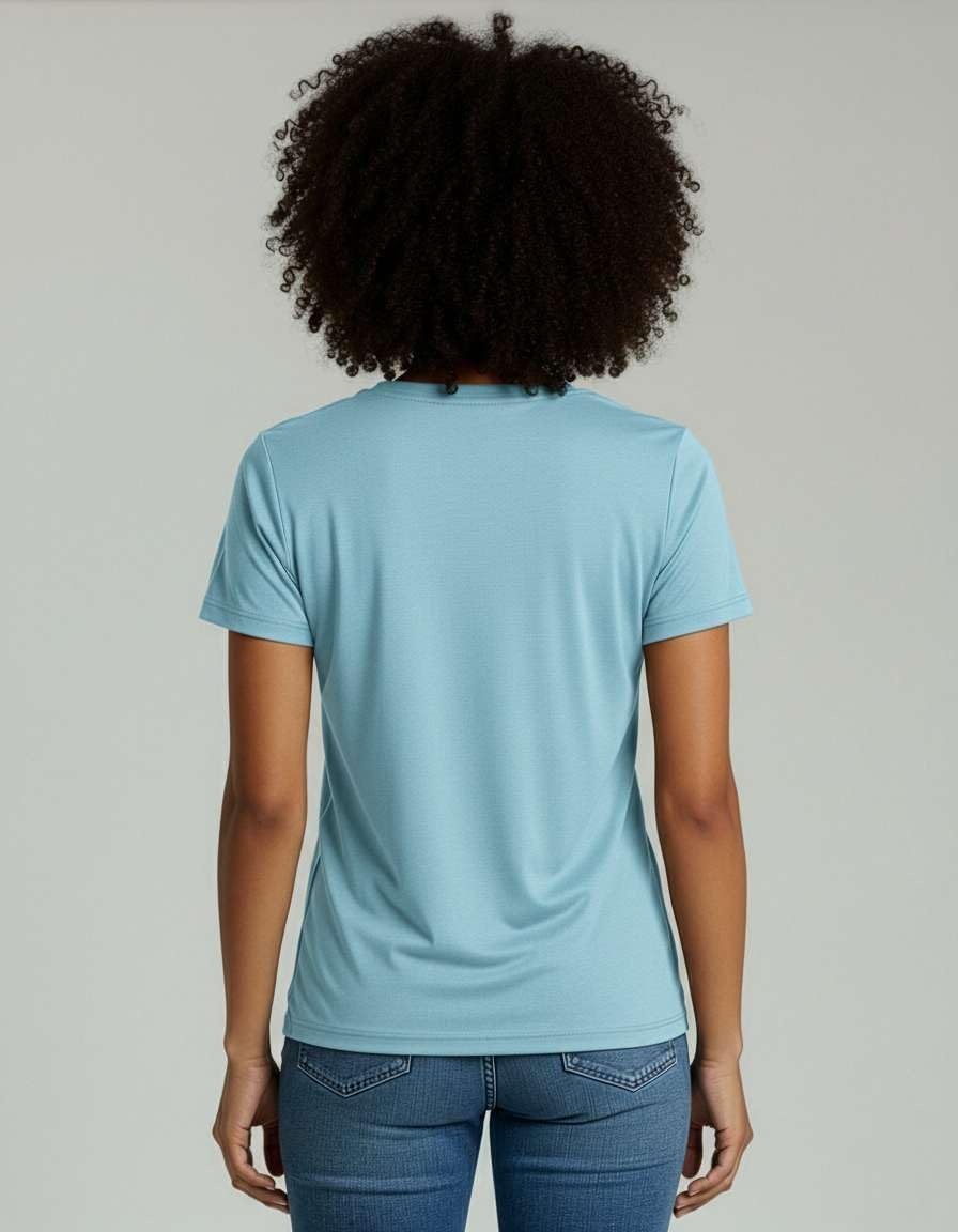 image:image4 Pack Womens Cotton Short Sleeve V Neck T Shirts Casual Tops Basic TeesSet 12