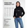 2 Pack Womens Fleece Half Zip Pullover Mock Neck Sweatshirt Sweater Tops(Solid Black  Charcoal Heather)