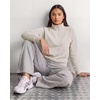 2 Pack Womens Fleece Half Zip Pullover Mock Neck Sweatshirt Sweater Tops(Solid Navy Blazer  Charcoal Heather)