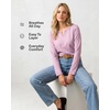 3 Pack Womens Cotton Long Sleeve Tshirts Shirts Cute Tops Casual Work Tees(Solid Black  Charcoal Heather  Solid Bright White)