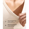 3 Pack Womens Cotton Scoop Neck Long Sleeve Shirts Tops Casual Work Tees(Solid Black  Charcoal Heather  Solid Bright White)