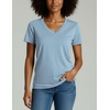 4 Pack Women’s Cotton Short Sleeve V Neck T Shirts Casual Tops Basic Tees(Set 10)