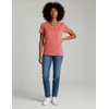 4 Pack Women’s Cotton Short Sleeve V Neck T Shirts Casual Tops Basic Tees(Set 11)