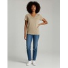 4 Pack Women’s Cotton Short Sleeve V Neck T Shirts Casual Tops Basic Tees(Set 13)
