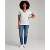 4 Pack Women’s Cotton Short Sleeve V Neck T Shirts Casual Tops Basic Tees(Set 15)