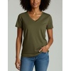 4 Pack Women’s Cotton Short Sleeve V Neck T Shirts Casual Tops Basic Tees(Set 6)