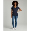4 Pack Women’s Cotton Short Sleeve V Neck T Shirts Casual Tops Basic Tees(Set 7)