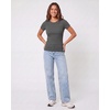 4 Pack Women’s Ribbed Tshirts Short Sleeve Crew Neck Tees Basic Tops Casual(Set 5)