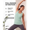 5 Pack Women’s Dry Fit Racerback Tank Tops Sleeveless Athletic Workout Gym(Set 2)
