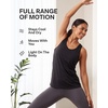 5 Pack Women’s Dry Fit Racerback Tank Tops Sleeveless Athletic Workout Gym(Set 4)