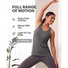 5 Pack Women’s Dry Fit Racerback Tank Tops Sleeveless Athletic Workout Gym(Set 9)