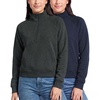 Solid Navy Blazer  Charcoal Heather