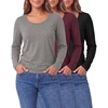 Solid Black  Solid Burgundy  Charcoal Heather