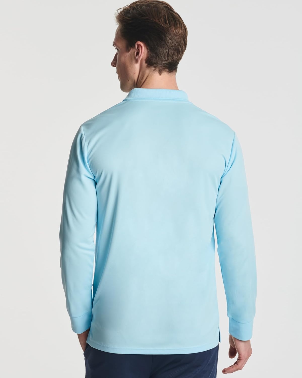 image:image3 Pack Mens Long Sleeve Polo Shirts Dry Fit Golf Work Casual Collared TopsSet 2