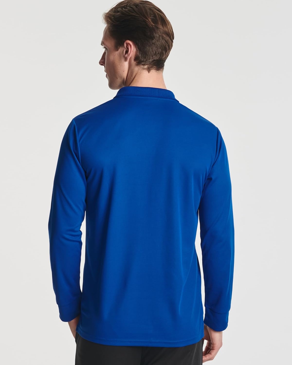 image:image3 Pack Mens Long Sleeve Polo Shirts Dry Fit Golf Work Casual Collared TopsSet 7