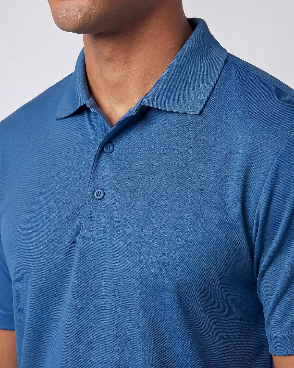 image:image3 Pack Mens Short Sleeve Golf Polo Collared Athletic Tennis Shirt CasualSet C