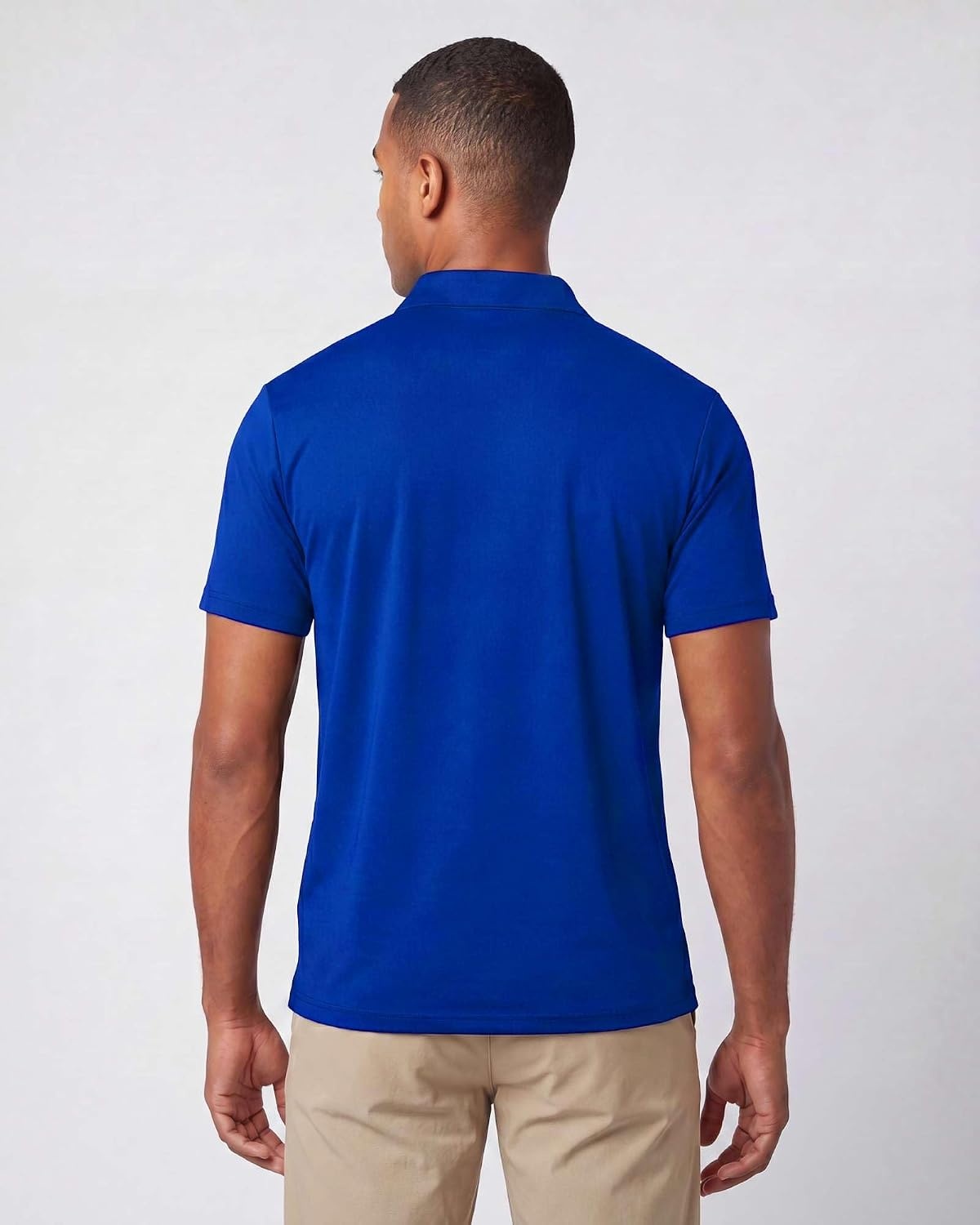 image:image3 Pack Mens Short Sleeve Golf Polo Collared Athletic Tennis Shirt CasualSet E