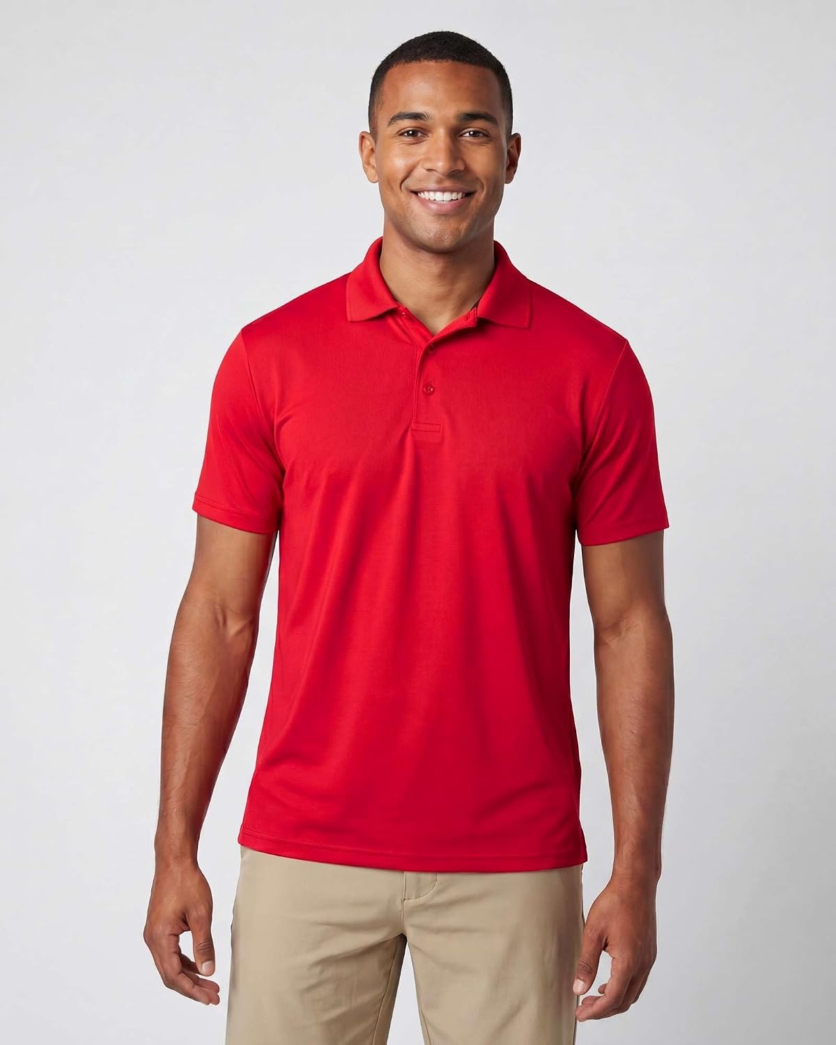 image:image3 Pack Mens Short Sleeve Golf Polo Collared Athletic Tennis Shirt CasualSet F