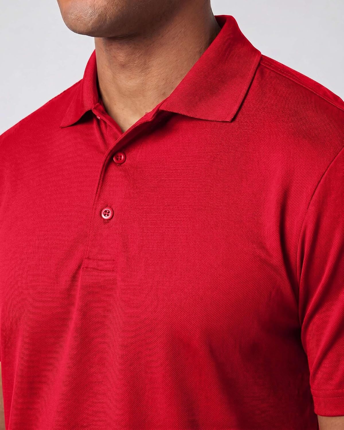 image:image3 Pack Mens Short Sleeve Golf Polo Collared Athletic Tennis Shirt CasualSet F