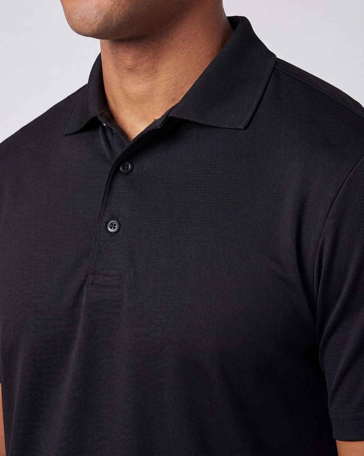 image:image3 Pack Mens Short Sleeve Golf Polo Collared Athletic Tennis Shirt CasualSet O