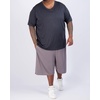 3 Pack Men’s Big & Tall Dry Fit V Neck T Shirts Athletic Workout Gym Tees(Set 1)