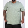 3 Pack Men’s Big & Tall Dry Fit V Neck T Shirts Athletic Workout Gym Tees(Set 10)