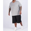 3 Pack Men’s Big & Tall Dry Fit V Neck T Shirts Athletic Workout Gym Tees(Set 2)