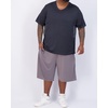 3 Pack Men’s Big & Tall Dry Fit V Neck T Shirts Athletic Workout Gym Tees(Set 3)