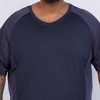 3 Pack Men’s Big & Tall Dry Fit V Neck T Shirts Athletic Workout Gym Tees(Set 4)