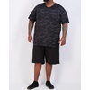 3 Pack Men’s Big & Tall Dry Fit V Neck T Shirts Athletic Workout Gym Tees(Set 8)