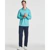 3 Pack Mens Long Sleeve Polo Shirts Dry Fit Golf Work Casual Collared Tops(Set 1)