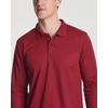 3 Pack Mens Long Sleeve Polo Shirts Dry Fit Golf Work Casual Collared Tops(Set 2)