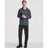 3 Pack Mens Long Sleeve Polo Shirts Dry Fit Golf Work Casual Collared Tops(Set 6)