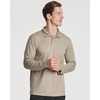 3 Pack Mens Long Sleeve Polo Shirts Dry Fit Golf Work Casual Collared Tops(Set 8)