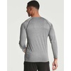 4 Pack Mens Compression Shirts Long Sleeve Undershirts Base Layer Gym Tops(Set E)