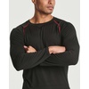 4 Pack Mens Compression Shirts Long Sleeve Undershirts Base Layer Gym Tops(Set F)