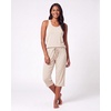 2 Pack Women’s Pajama Sets 2 Piece Tank Top Capri Pants PJs Sleepwear Cute(Set 2)