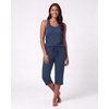 2 Pack Women’s Pajama Sets 2 Piece Tank Top Capri Pants PJs Sleepwear Cute(Set 4)