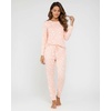 2 Pack Women’s Pajama Sets Long Sleeve Sleepwear Comfy Cute Loungewear PJ(Set G Blue & Pink)