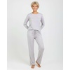 2 Pack Women’s Pajama Sets Long Sleeve Sleepwear Comfy Cute Loungewear PJ(Set I Blue & Gray)