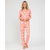 2 Pack Women’s Pajama Sets Long Sleeve Sleepwear Comfy Cute Loungewear PJ(Set K Royal Blue & Pink)