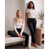 3 Pack Women Velour Velvet Joggers Sweatpants Pants Cozy Lounge Pull On(Solid Black  Solid Black  Solid Black)