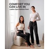 3 Pack Women Velvet Straight Leg Pants Velour Sweatpants Cozy Lounge Soft(Solid Black  Solid Black  Solid Black)