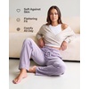 3 Pack Women Velvet Straight Leg Pants Velour Sweatpants Cozy Lounge Soft(Solid Black  Solid Cashmere Rose  Solid Quiet Shade)