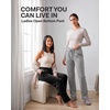 3 Pack Women Velvet Straight Leg Pants Velour Sweatpants Cozy Lounge Soft(Solid Black  Solid Plum Perfect  Solid Ultimate Grey)